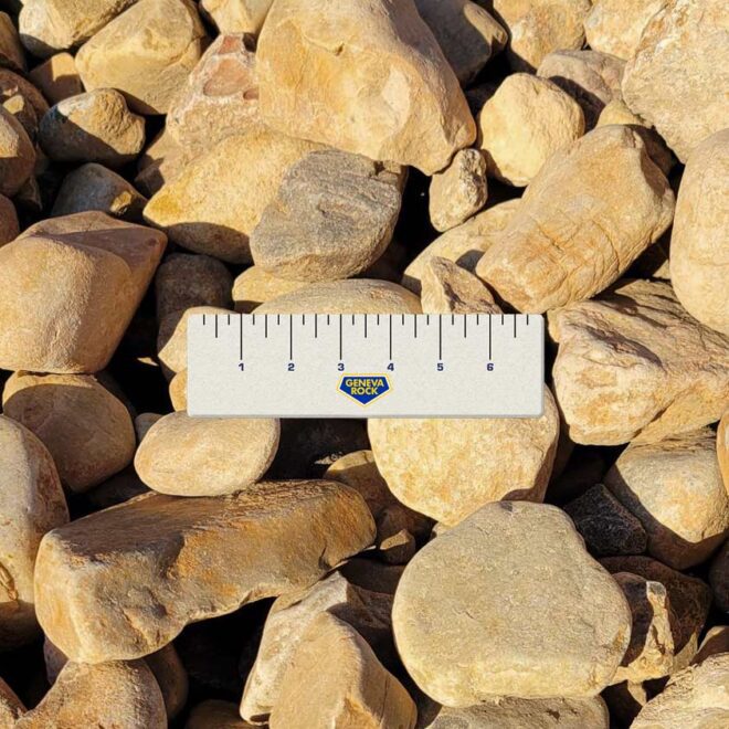 3 to 4 inch decorative rock