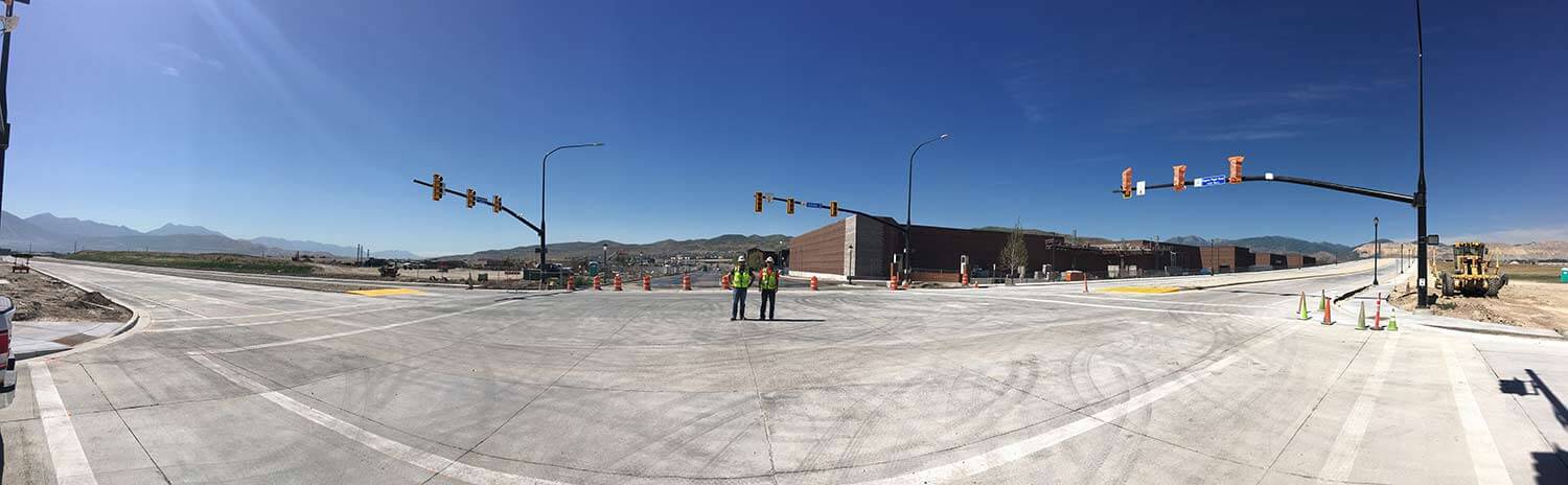 Mountain View Corridor Intersection Construction