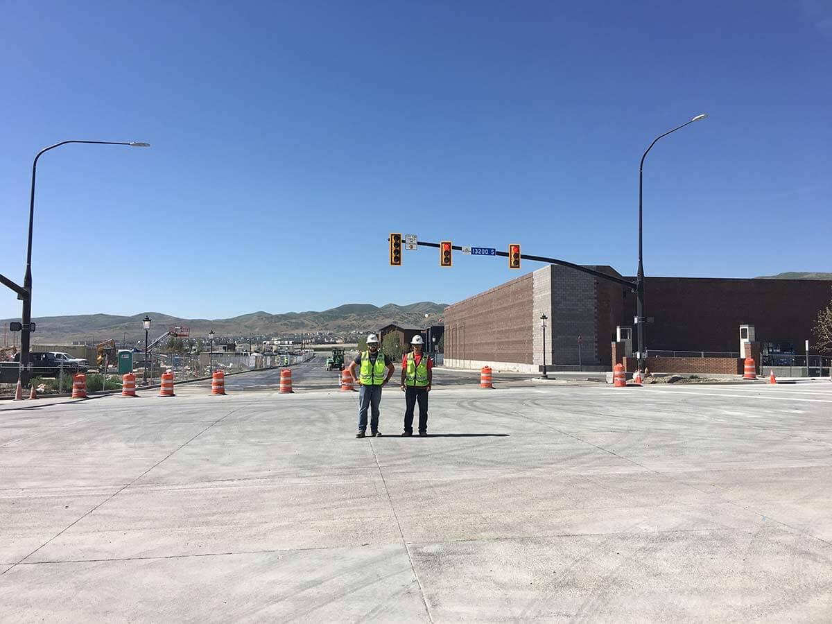 Mountain View Corridor Intersection Construction