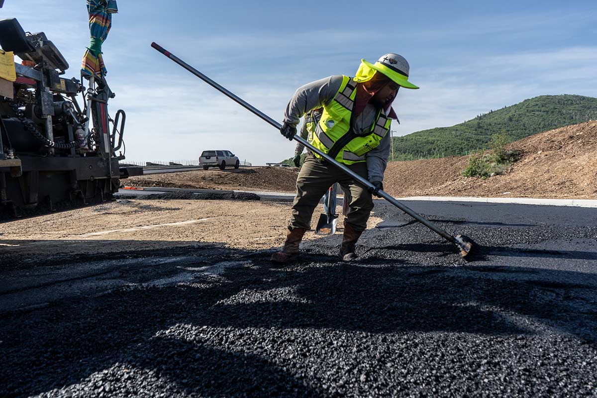 Asphalt Paving at the Mayflower Resort in Wasatch County near Park City