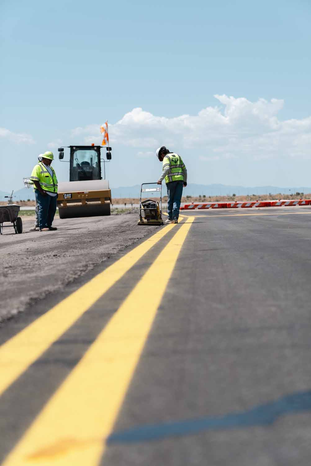 Provo Airport Taxiway paving asphalt