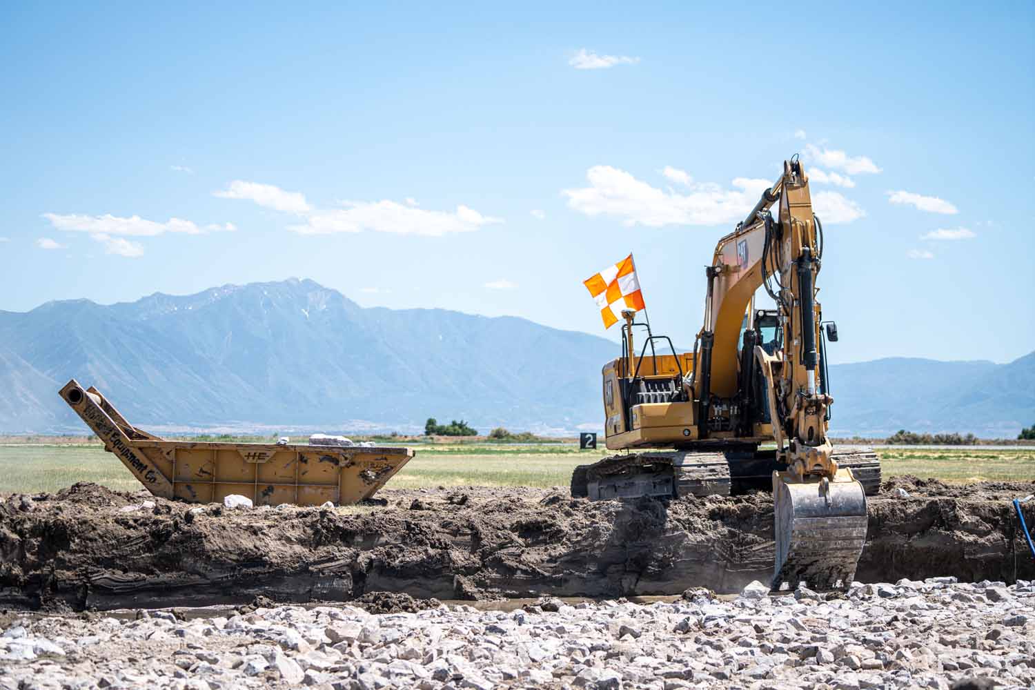 Provo Airport Taxiway construction