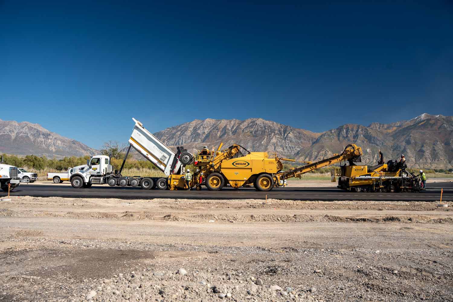 Provo Airport Taxiway paving asphalt