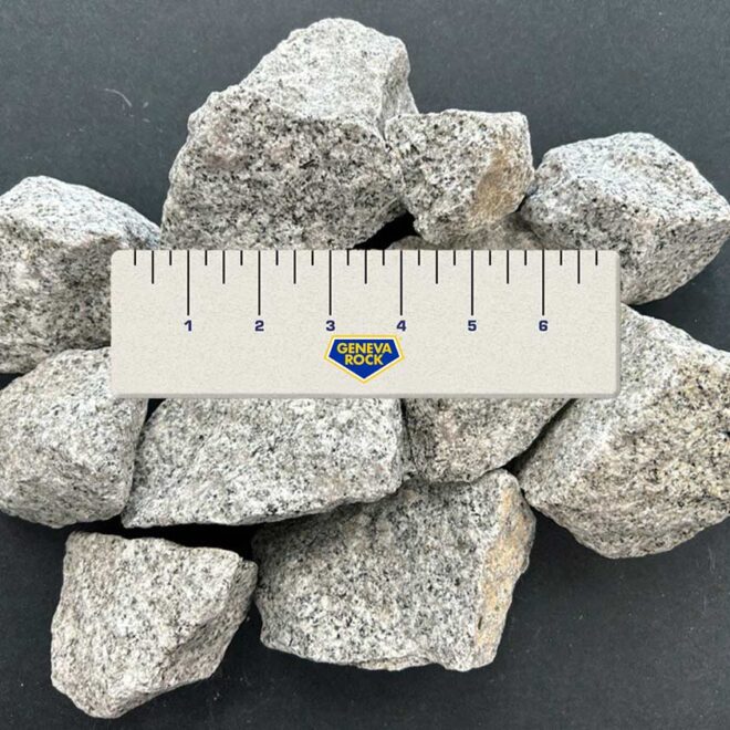 2 to 4 inch granite rock